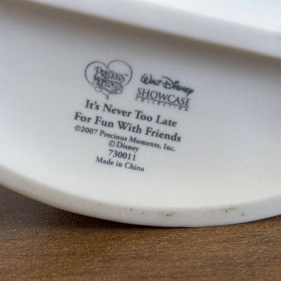 DISNEY Precious Moments ALICE WONDERLAND It’s Never To Late For Fun With Friends - Picture 10 of 11